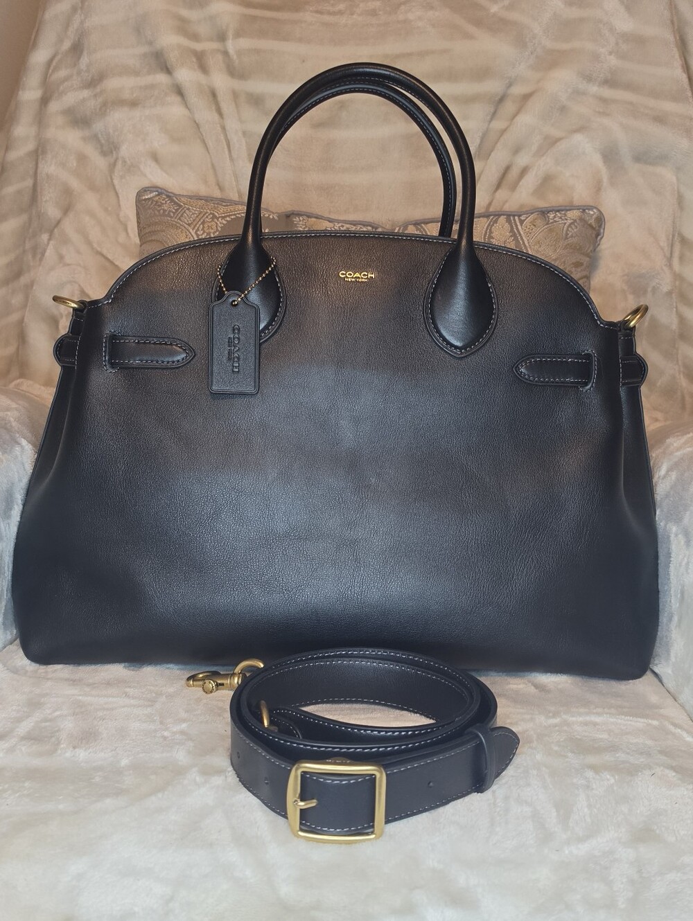 COACH SOFT EMPIRE CARRYALL BAG 40